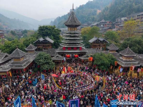 贵州侗年盛景引八方客 迂腐节庆快活更盼愿